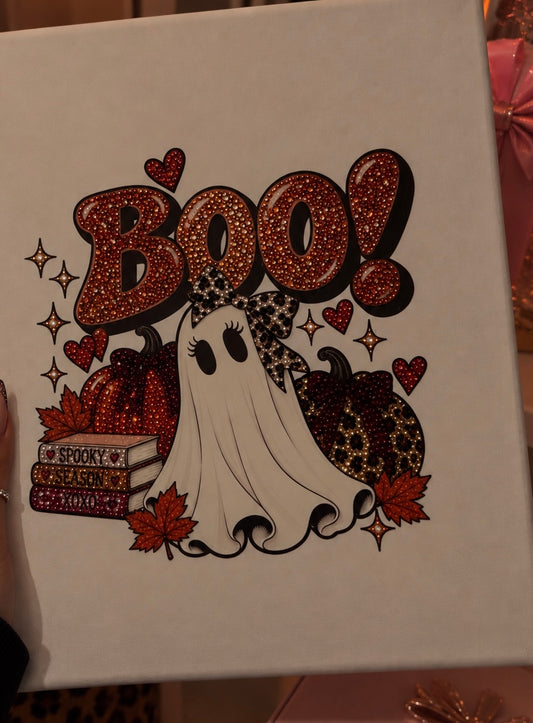 BOO! Ghost DIY Rhinestone Art Kit