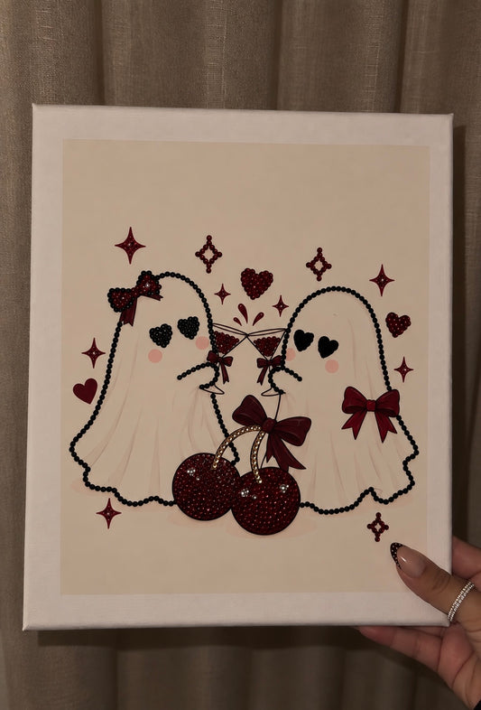 Cherry Ghost Couple Rhinestone Kit